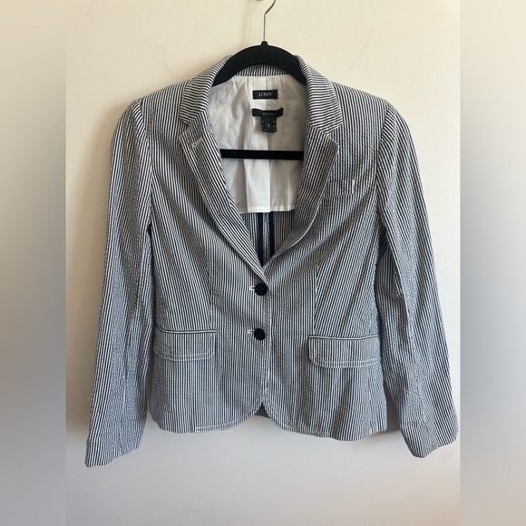 J CREW Schoolboy Preppy Blazer Size 2 - Picture 2 of 7